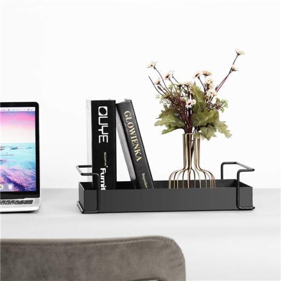 Decorative Coffee Table Tray Black Tray with Handles Serving Tray Christmas - Picture 6 of 7